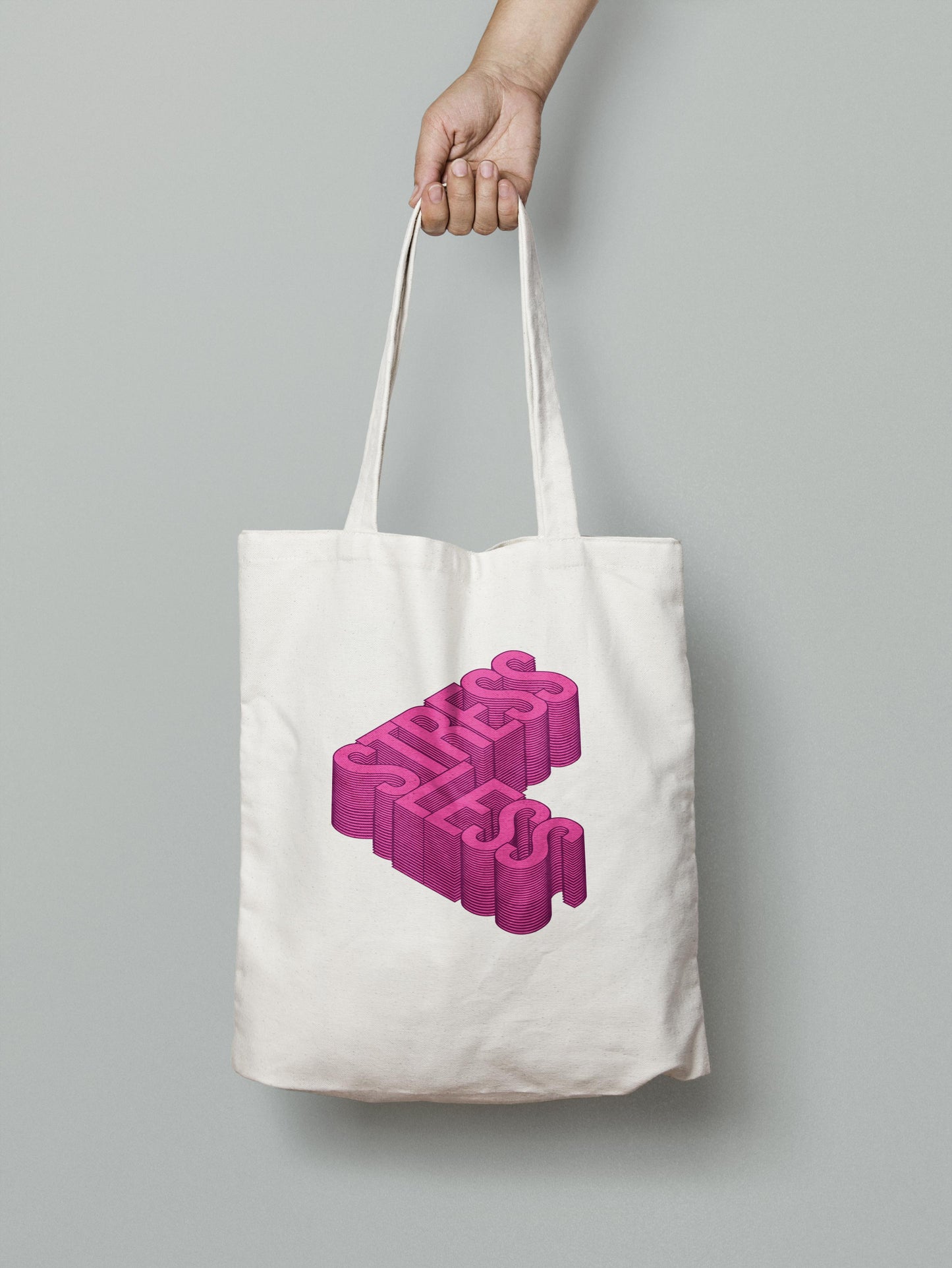 Stress Less Pink - Tote Bag