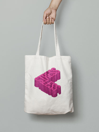 Stress Less Pink - Tote Bag