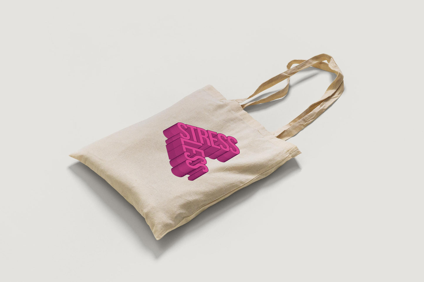 Stress Less Pink - Tote Bag