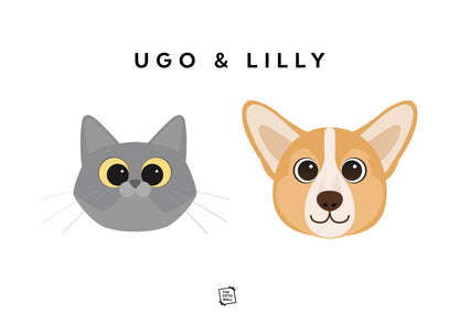 Pets Poster Personalizzabile