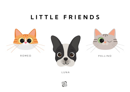 Pets Poster Personalizzabile