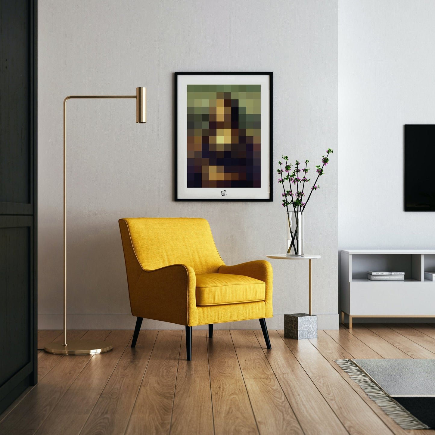 Pixel Mona Lisa