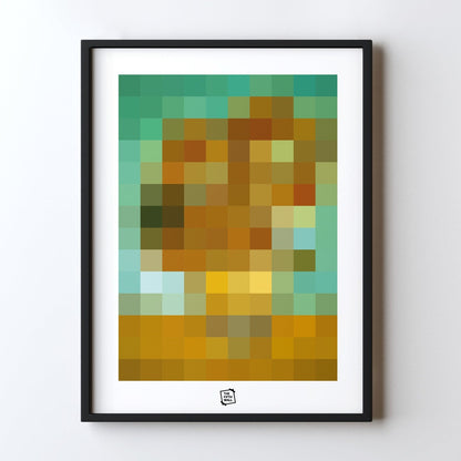 Pixel Sunflowers