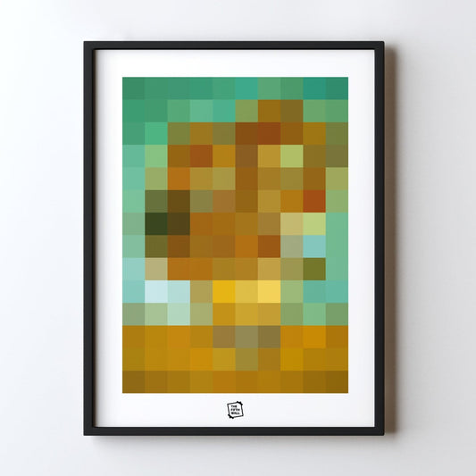 Pixel Sunflowers