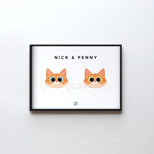 Pets Poster Personalizzabile