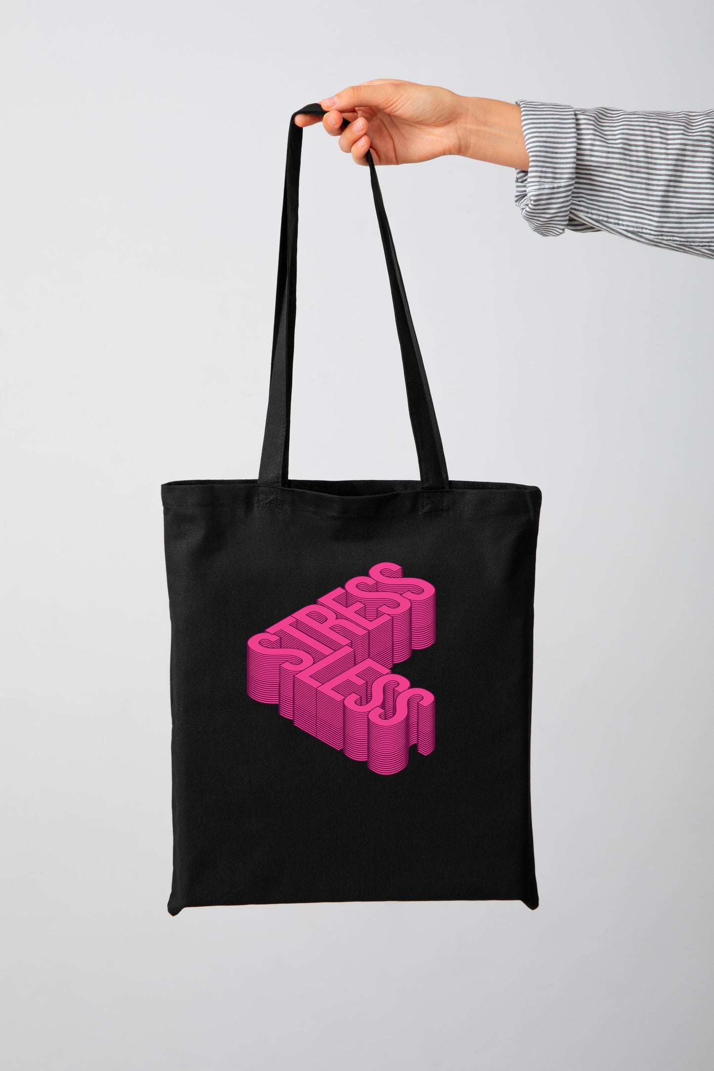 Stress Less Pink - Tote Bag